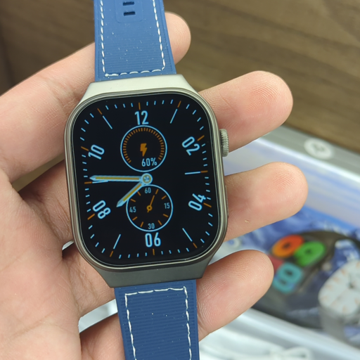 Max005 Smart Watch Blue – Modern Design, Fitness Tracking & Smart Connectivity