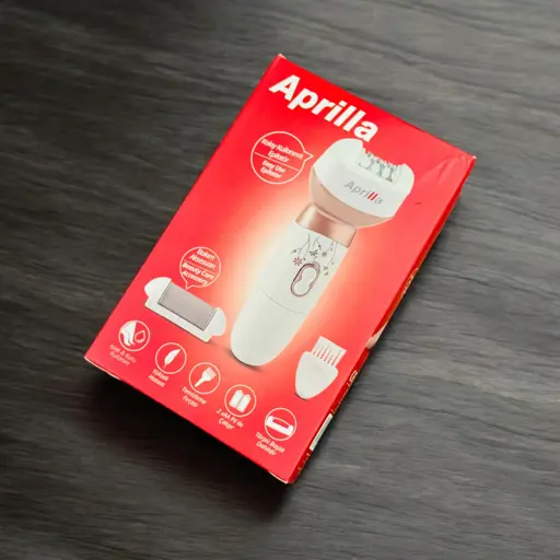 Aprilla AEP 7805 2-in-1 Epilator & Foot Care Tool – Smooth Skin & Callus Removal Device