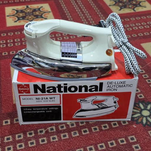 National Iron – Durable Dry Iron for Everyday Clothes Ironing