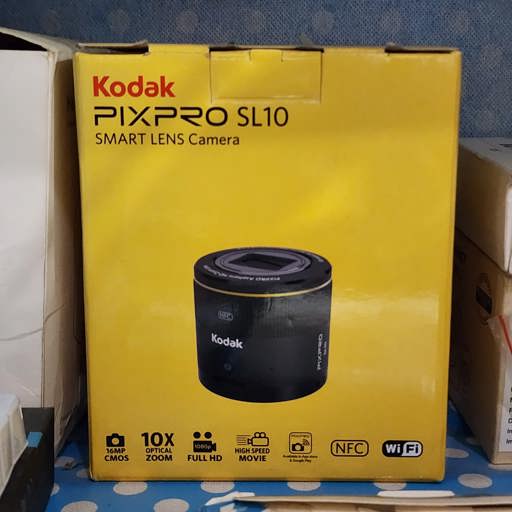 Kodak SL10 Pixpro Smart Camera Lens Wi-Fi 1080p – Portable Clip-On Lens with Optical Zoom