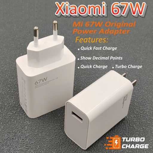 Xiaomi Mi Original 67w Adapter USB Type-A