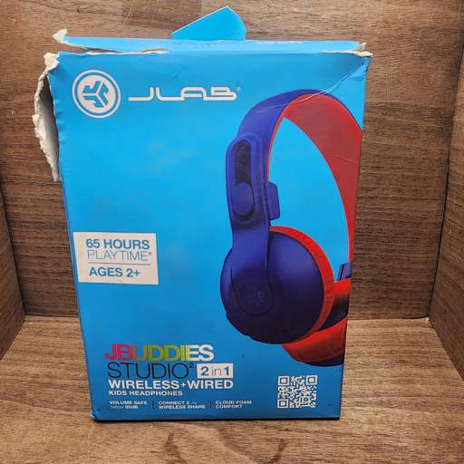 JLab JBuddies Studio 2 Wireless Kids Headphones – Safe Volume, Comfortable Fit & Long Battery Life Age 2+