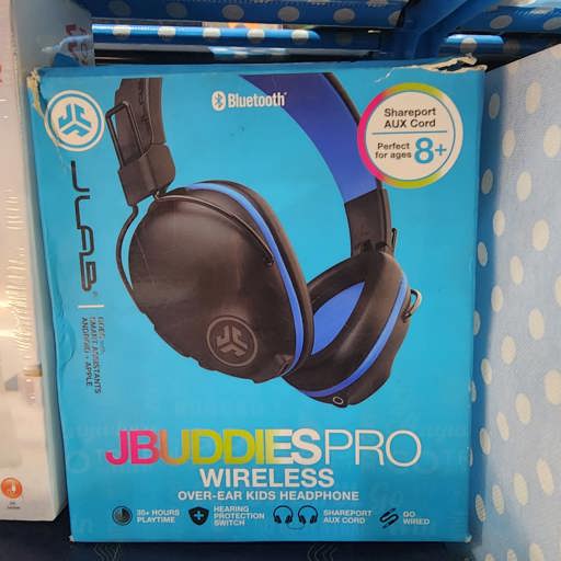 JLab JBuddies Pro Wireless Kids Headphones (Age 8+) – Safe Volume & Comfortable Fit