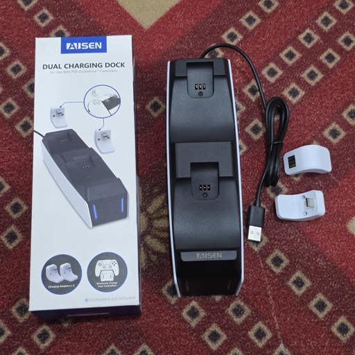 New Dual Charging Dock for PS5 DualSense Controllers AISEN – Fast & Easy Charging Stand